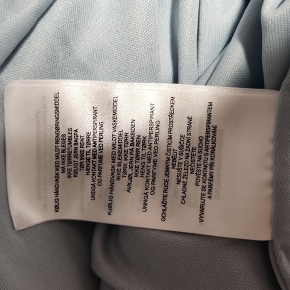 BEAUTT SZ 8.PETITE Elegant Light Blue Women's Skirt - Picture 9 of 14